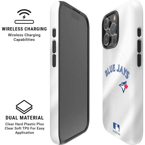 MLB Toronto Blue Jays Jersey Home iPhone 16 Pro Magsafe Impact Case